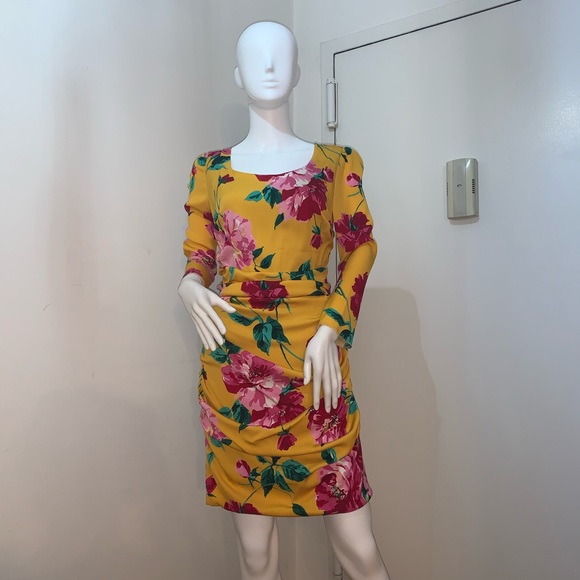 DOLCE GABBANA SILK FLORAL DRESS - Picture 8 of 9